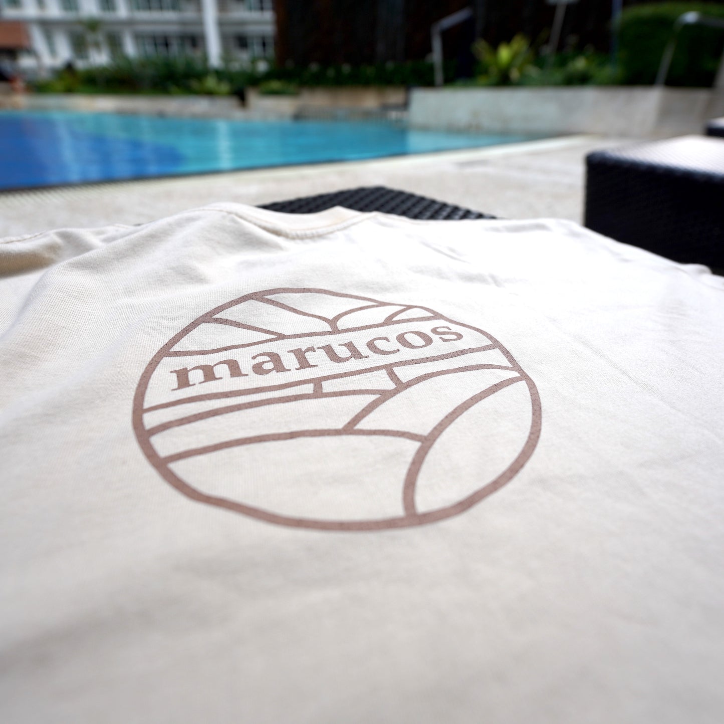 Marucos Logo T-Shirts /ベージュ